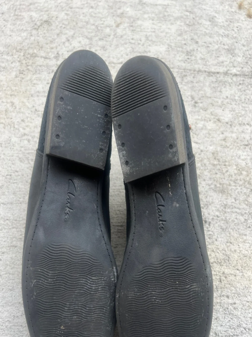 Clarks Addiy Gladys Black Leather Boots - With Box (Size 7)